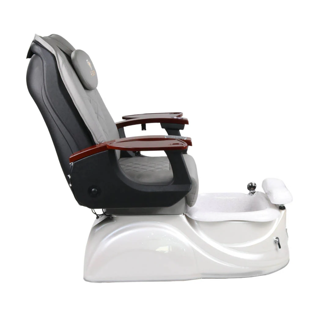 Pedicure Spa Chair - Pearl (Black | Grey | White) - Image 3