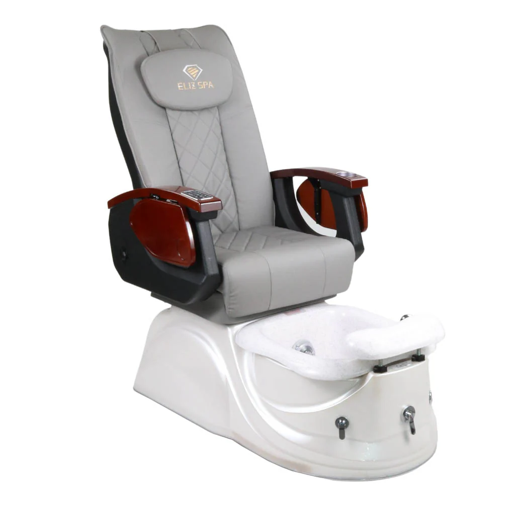 Pedicure Spa Chair - Pearl (Black | Grey | White) - Image 4