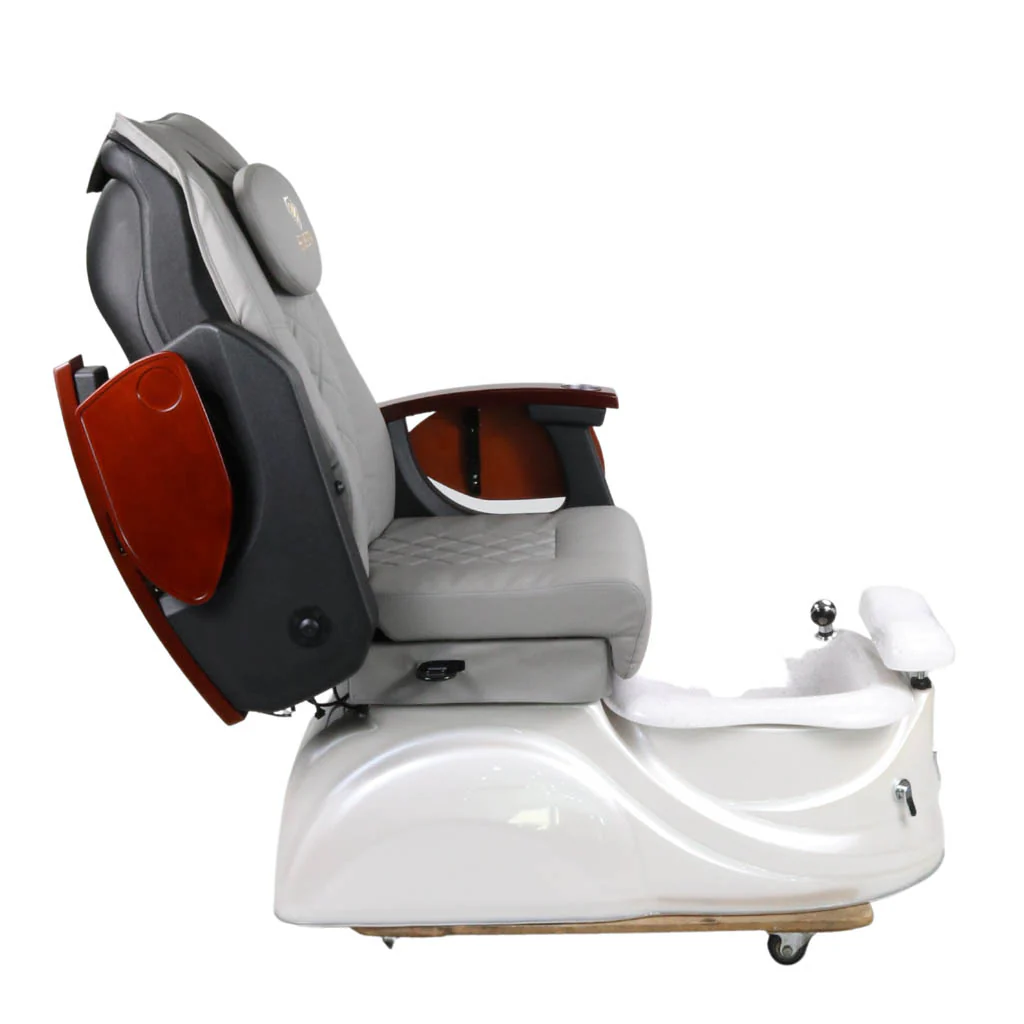 Pedicure Spa Chair - Pearl (Black | Grey | White) - Image 8