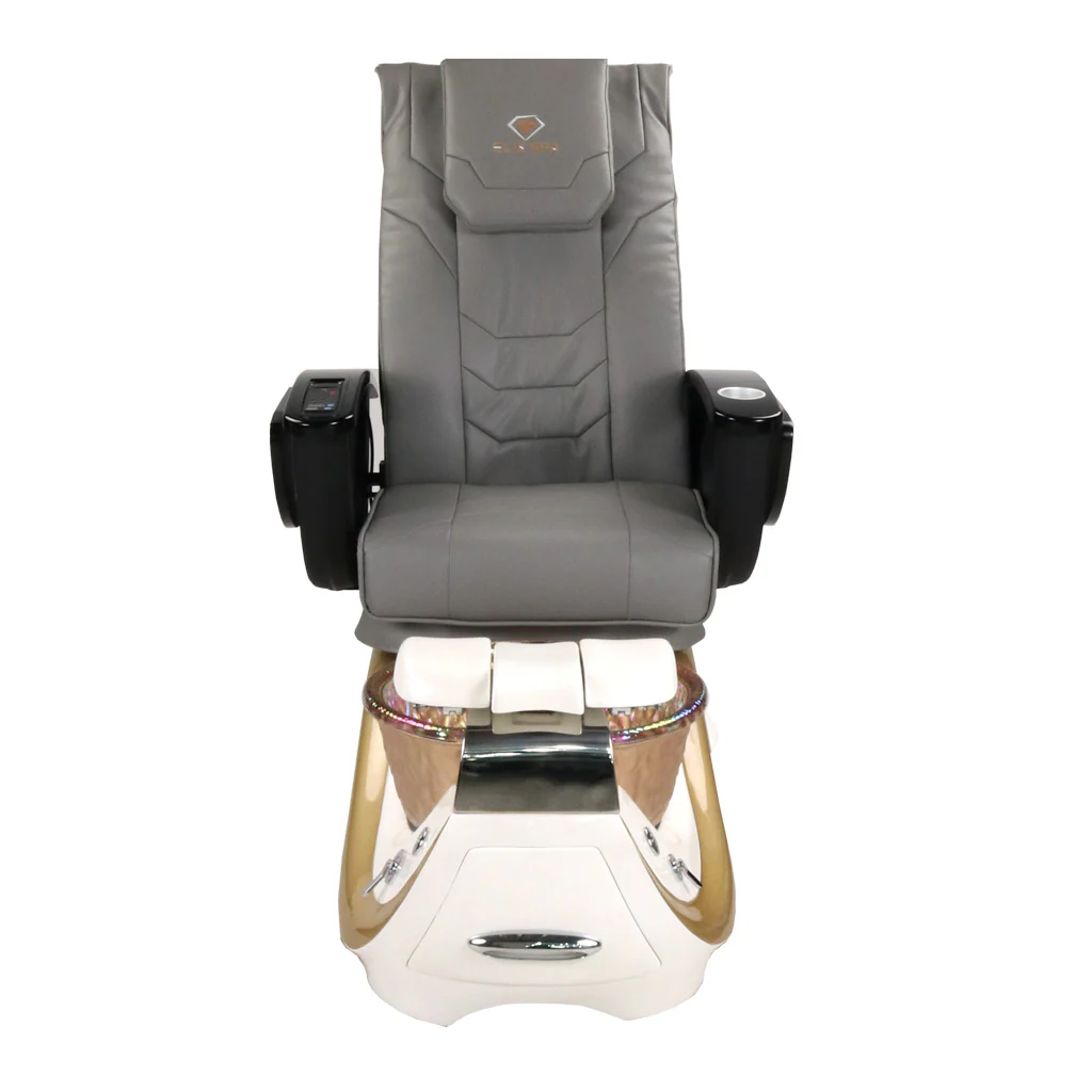 Pedicure Spa Chair - Divine (Black | Grey | White) - Image 2