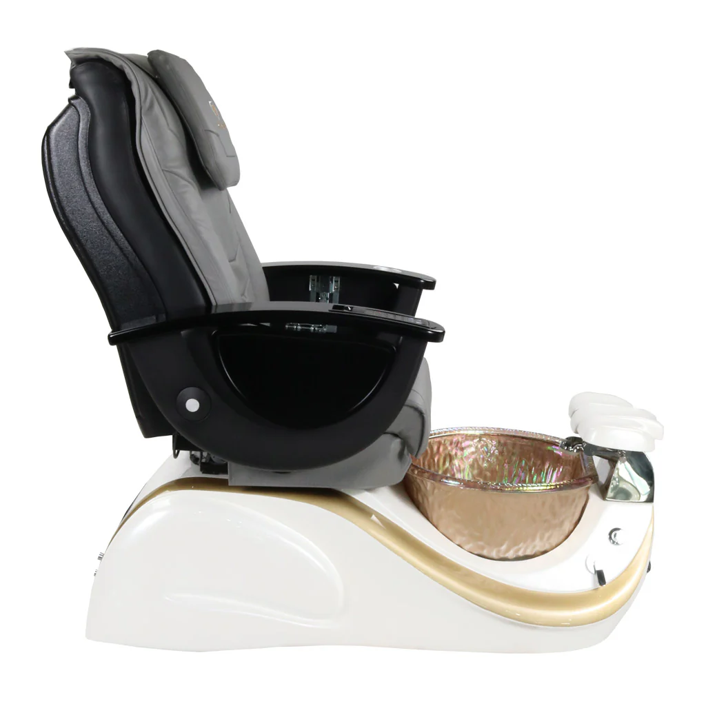 Pedicure Spa Chair - Divine (Black | Grey | White) - Image 3