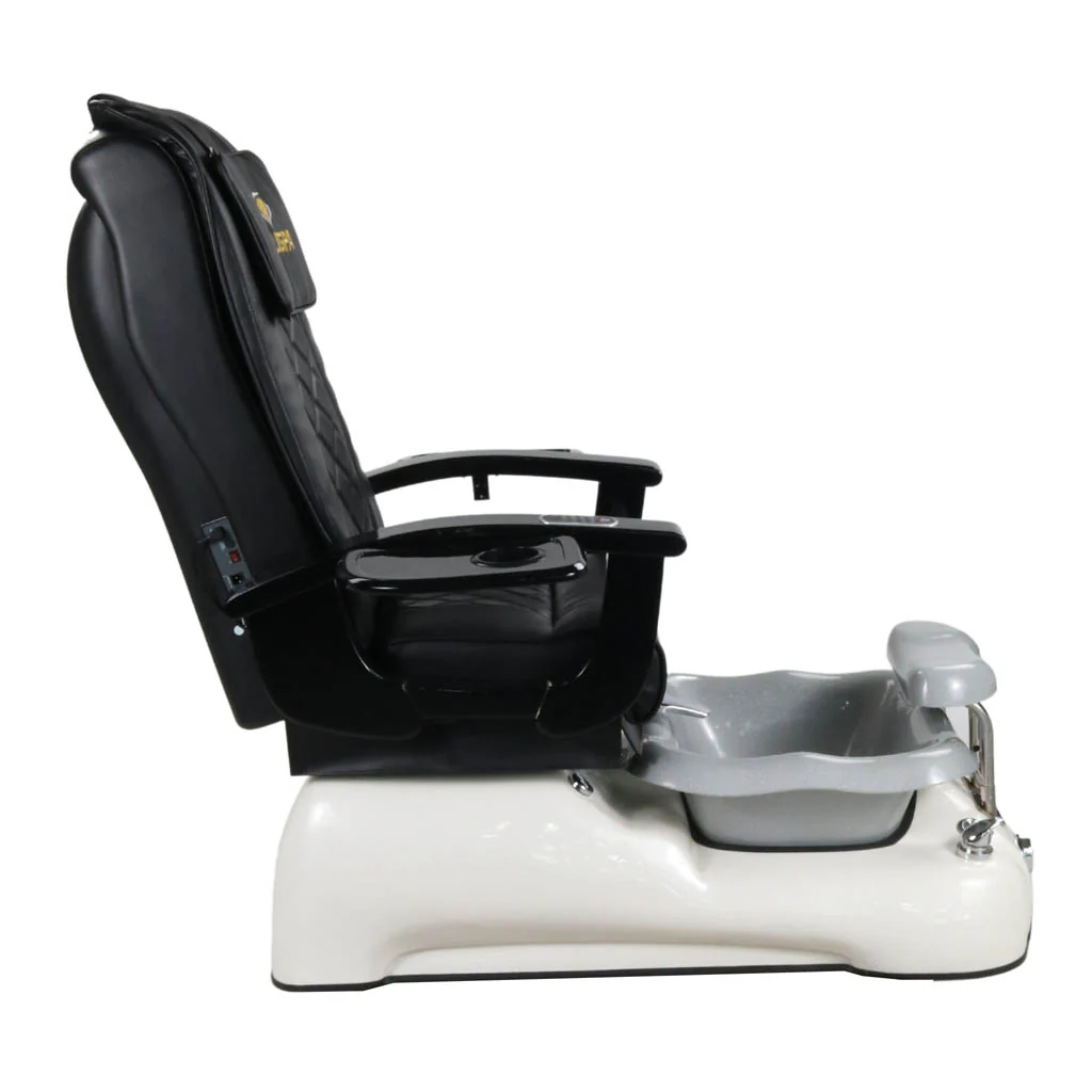 Pedicure Spa Chair - Dusk (Black | Black | White) - Image 3