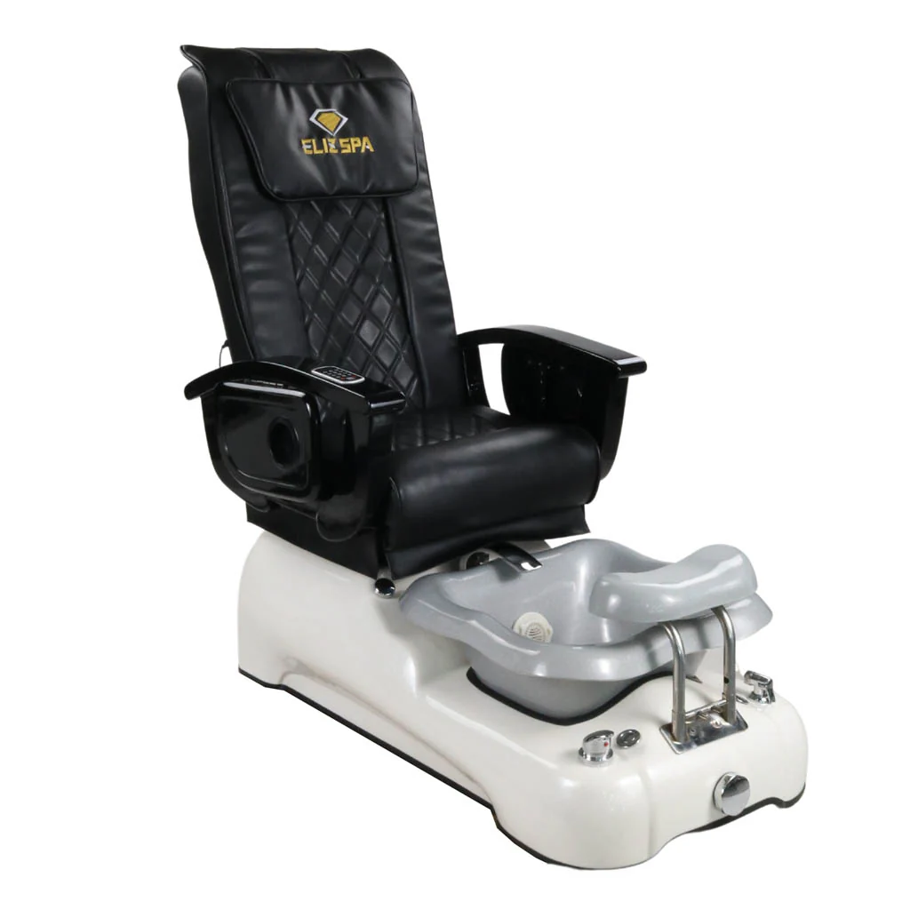 Pedicure Spa Chair - Dusk (Black | Black | White) - Image 4