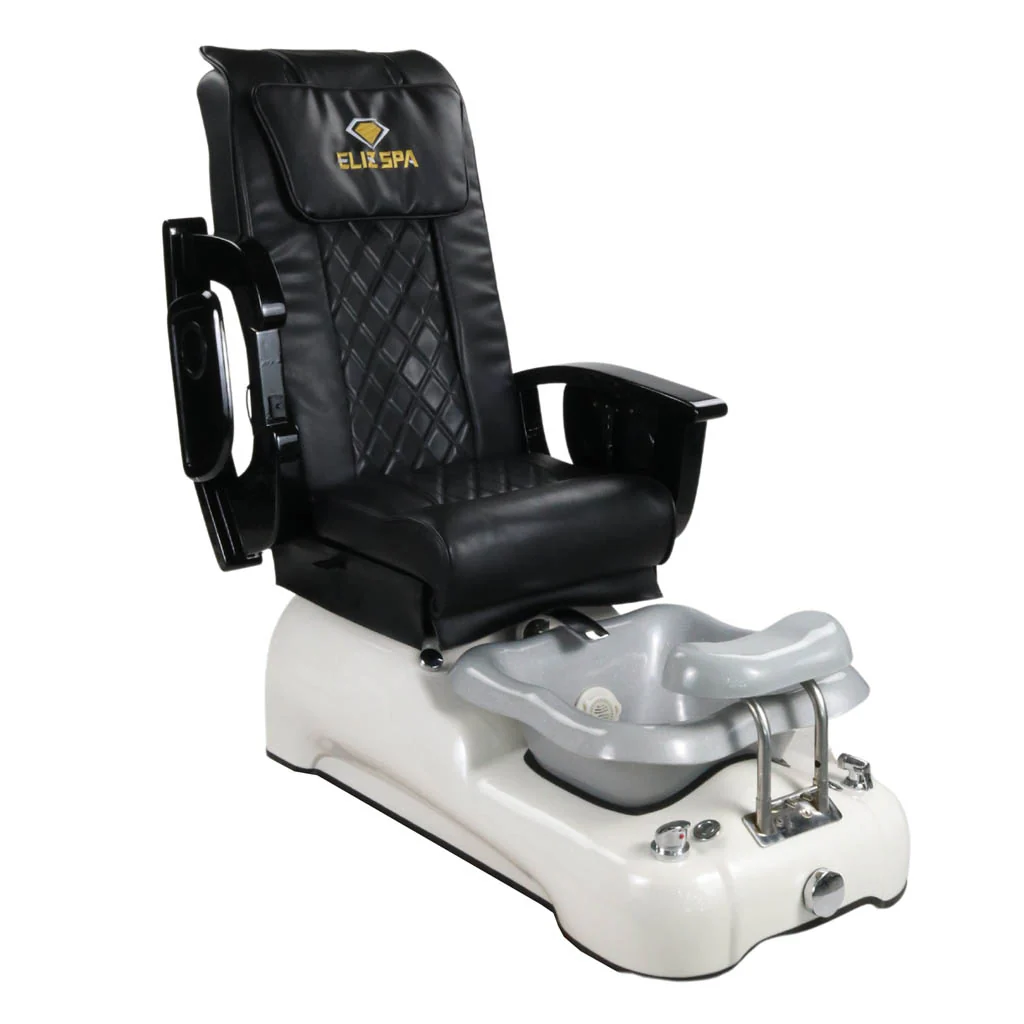 Pedicure Spa Chair - Dusk (Black | Black | White) - Image 5