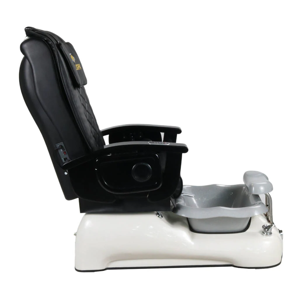 Pedicure Spa Chair - Dusk (Black | Black | White) - Image 8