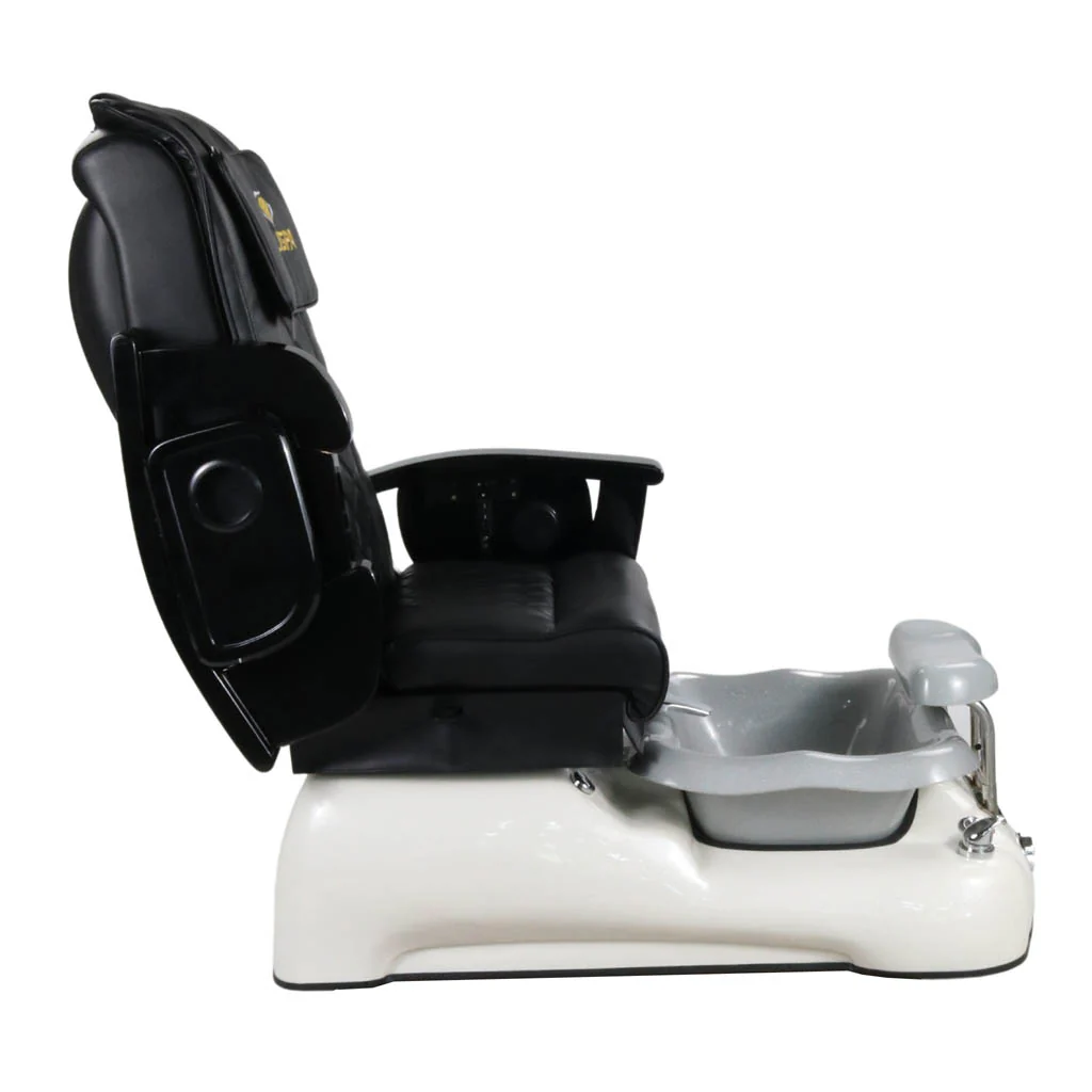 Pedicure Spa Chair - Dusk (Black | Black | White) - Image 9