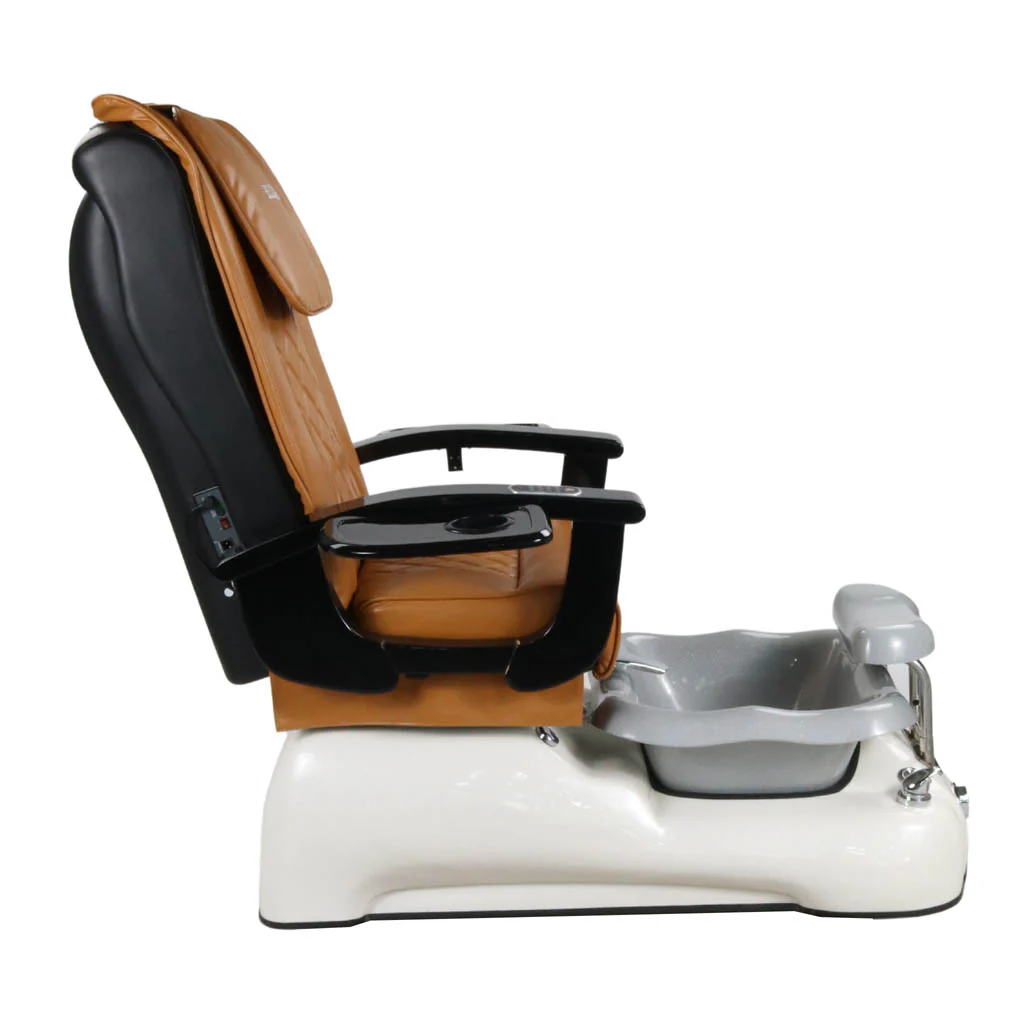Pedicure Spa Chair - Dusk (Black | Mustard | White) - Image 3