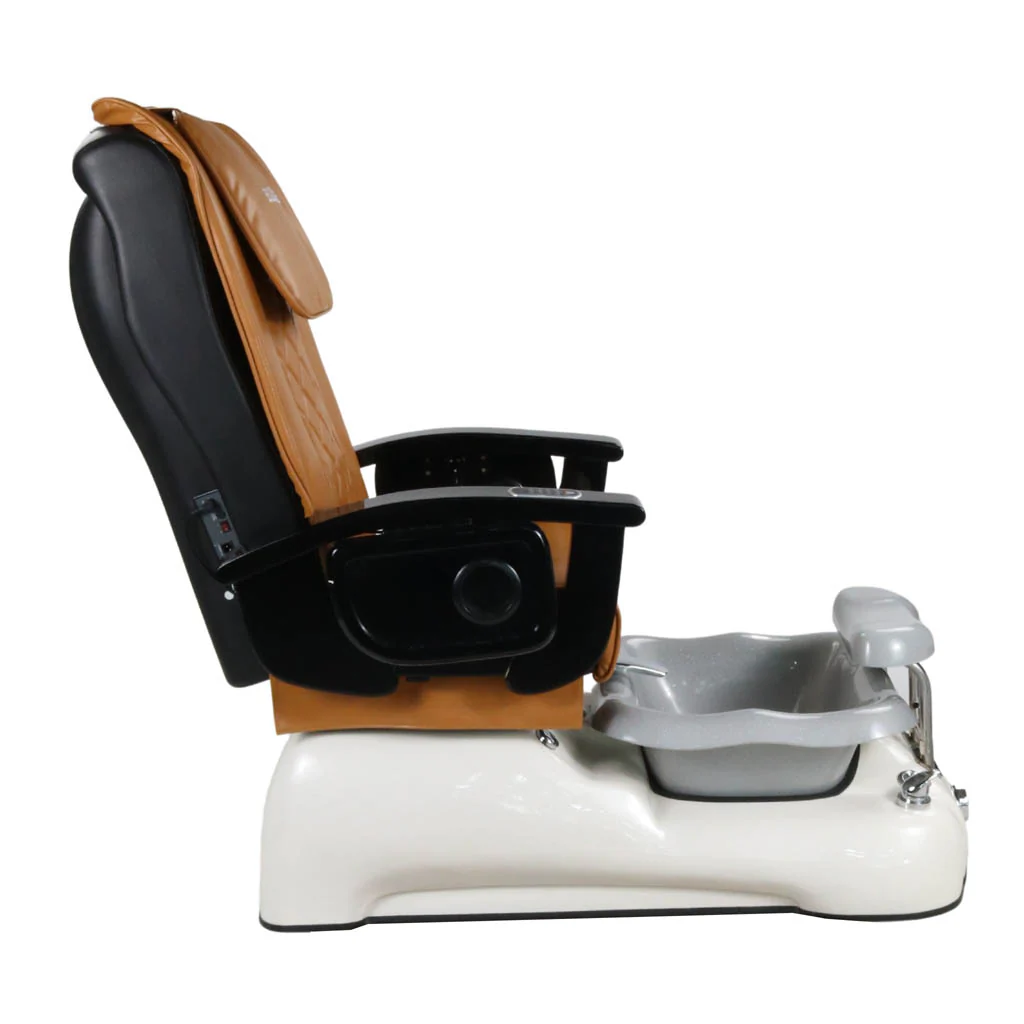 Pedicure Spa Chair - Dusk (Black | Mustard | White) - Image 8