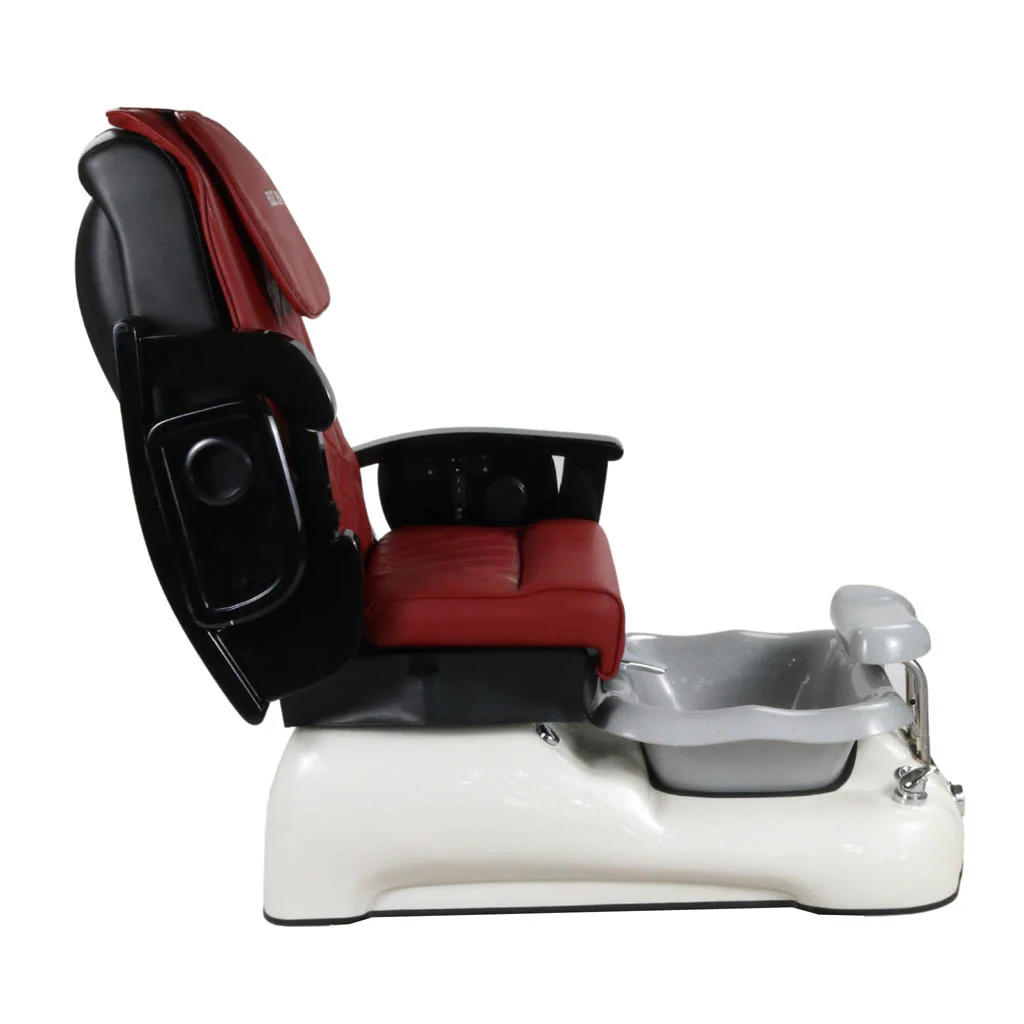Pedicure Spa Chair - Dusk (Black | Red | White) - Image 10