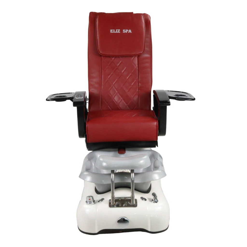 Pedicure Spa Chair - Dusk (Black | Red | White) - Image 2