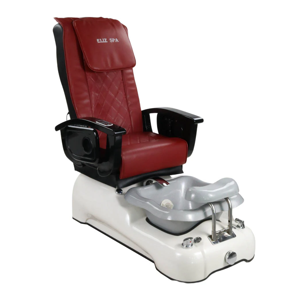 Pedicure Spa Chair - Dusk (Black | Red | White) - Image 4