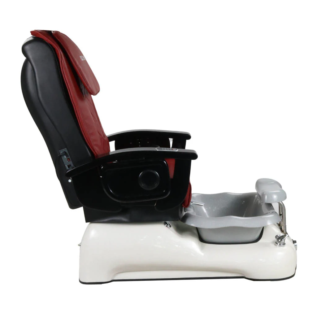 Pedicure Spa Chair - Dusk (Black | Red | White) - Image 9