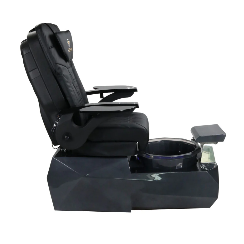 Pedicure Spa Chair - Eclipse (Black | Black | Black) - Image 3