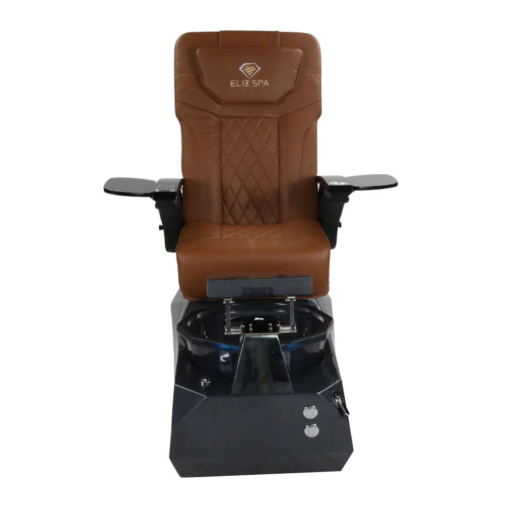 Pedicure Spa Chair - Eclipse (Black | Cappuccino | Black) - Image 2