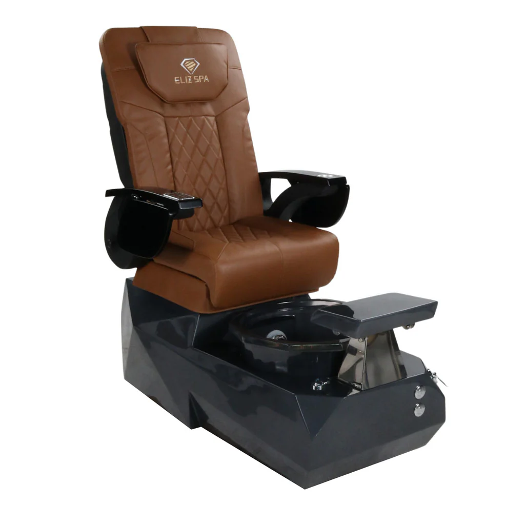 Pedicure Spa Chair - Eclipse (Black | Cappuccino | Black) - Image 4