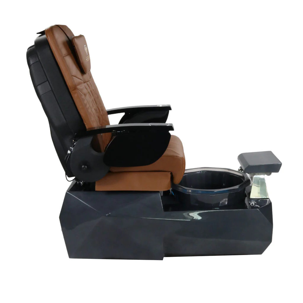 Pedicure Spa Chair - Eclipse (Black | Cappuccino | Black) - Image 7