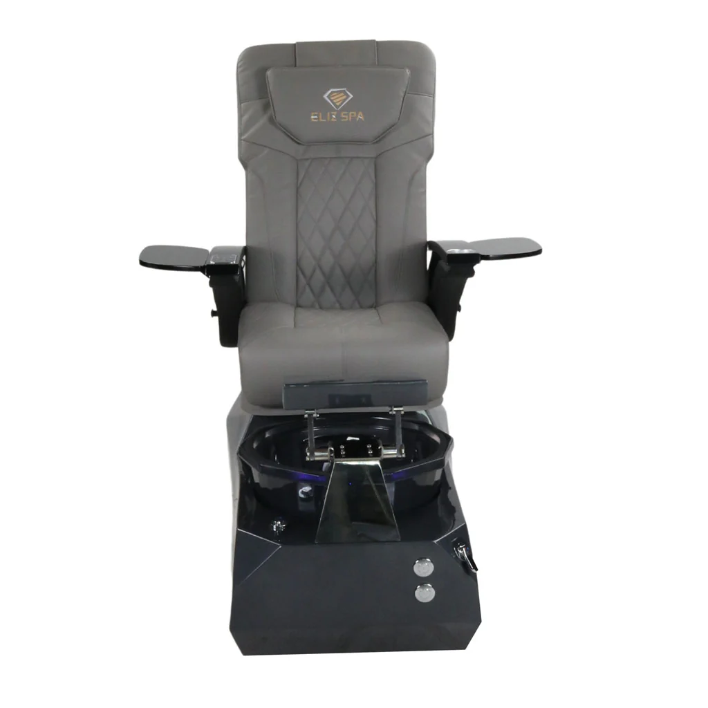 Pedicure Spa Chair - Eclipse (Black | Grey | Black) - Image 2