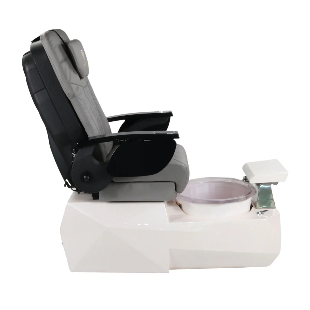 Pedicure Spa Chair - Eclipse (Black | Grey | White) - Image 7