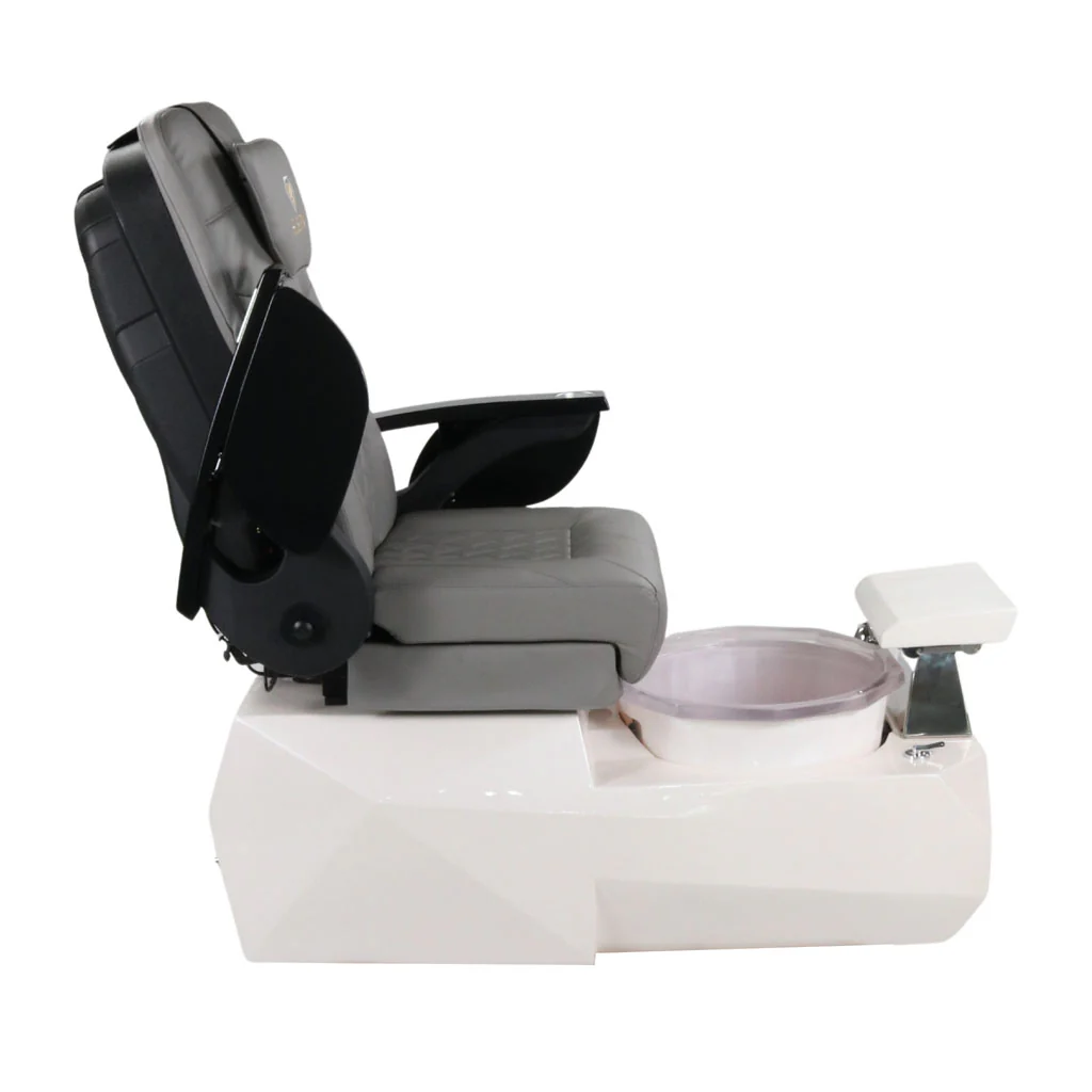 Pedicure Spa Chair - Eclipse (Black | Grey | White) - Image 8