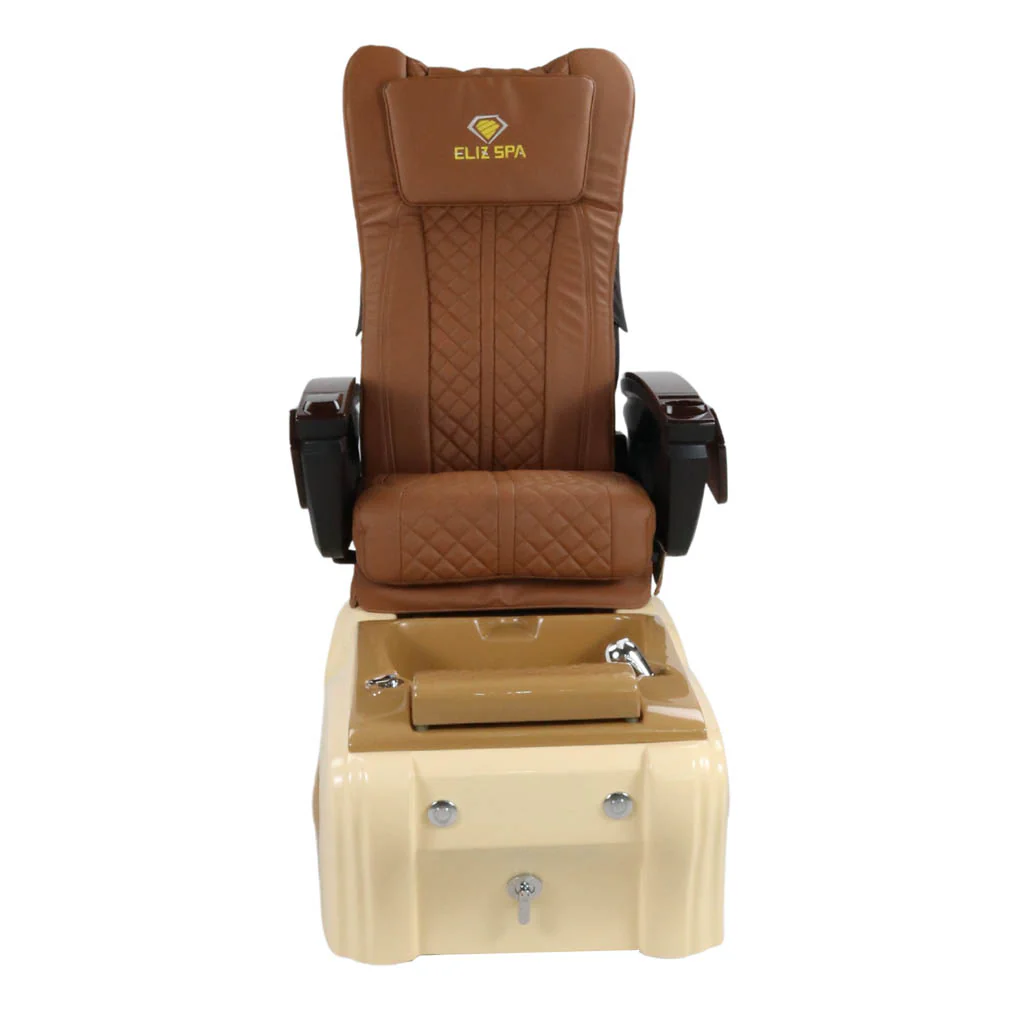 Pedicure Spa Chair - Expresso (Wood | Cappuccino | Cream) - Image 6