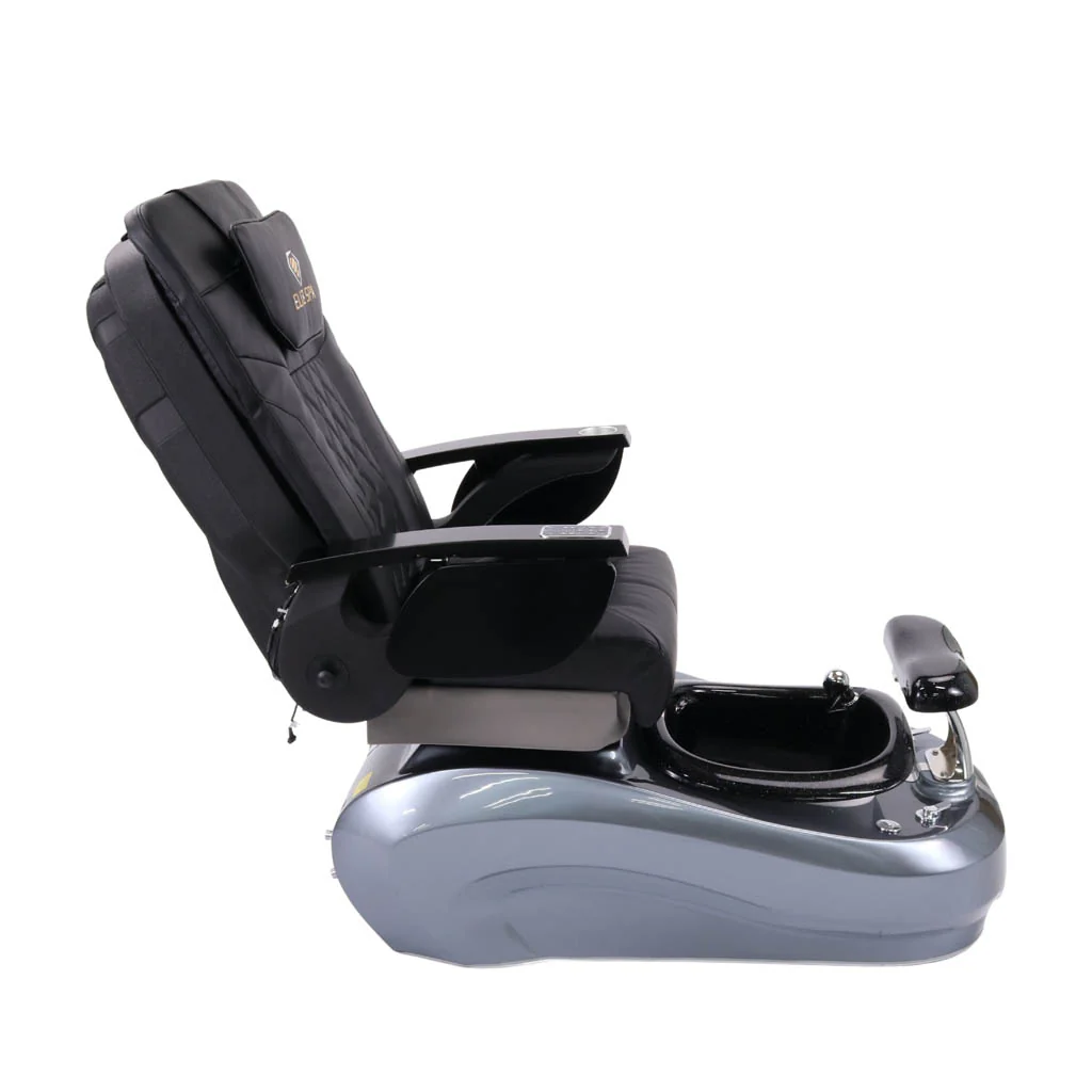 Pedicure Spa Chair - Luxo (Black | Black | Blue) - Image 3
