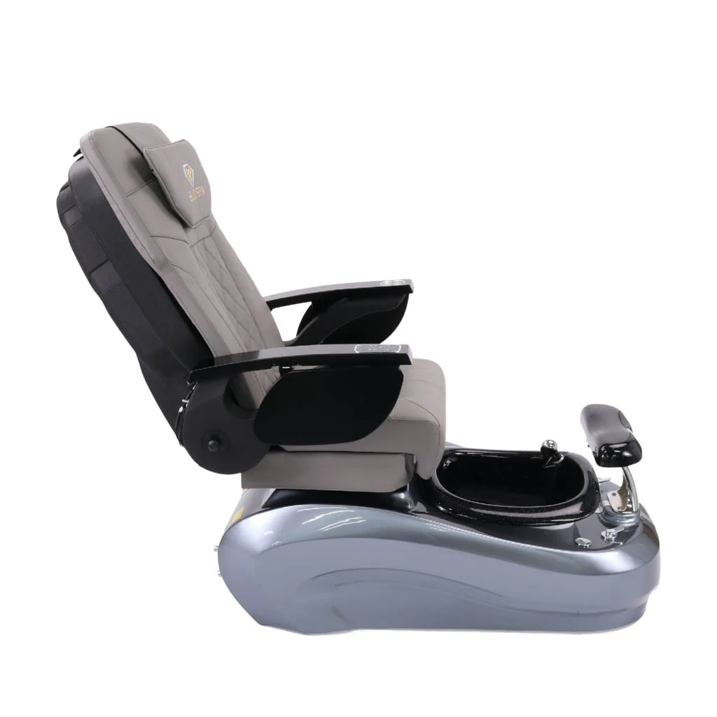 Pedicure Spa Chair - Luxo (Black | Grey | Blue) - Image 3