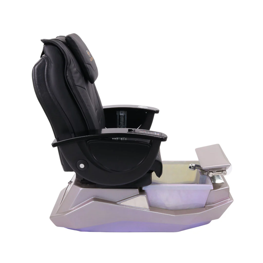 Pedicure Spa Chair - Maximus (Black | Black | Grey) - Image 3