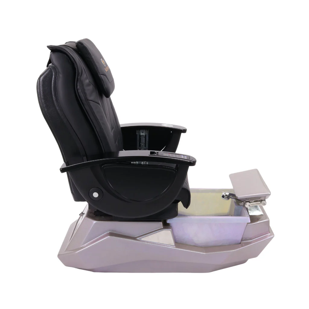 Pedicure Spa Chair - Maximus (Black | Black | Grey) - Image 4