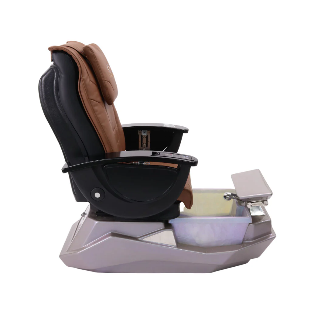 Pedicure Spa Chair - Maximus (Black | Cappuccino | Grey) - Image 4