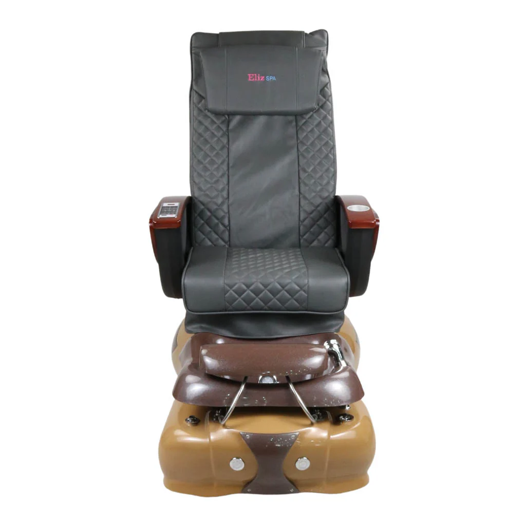 Pedicure Spa Chair - Mocha (Wood | Grey | Brown) - Image 5