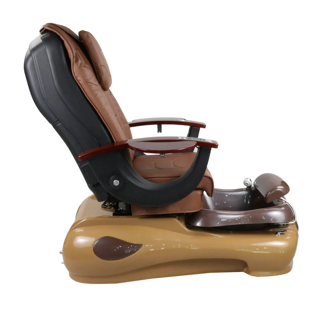 Pedicure Spa Chair - Mocha (Wood | Cappuccino | Brown) - Image 3