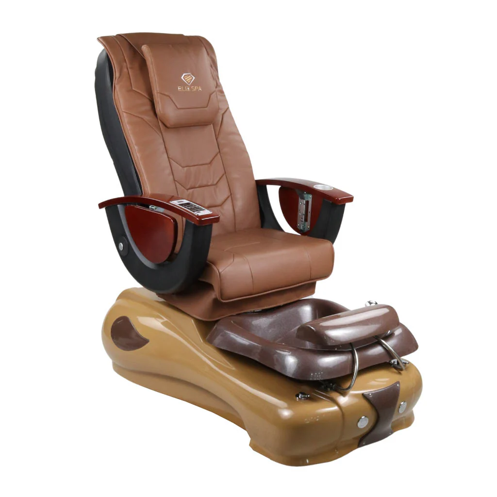 Pedicure Spa Chair - Mocha (Wood | Cappuccino | Brown) - Image 4