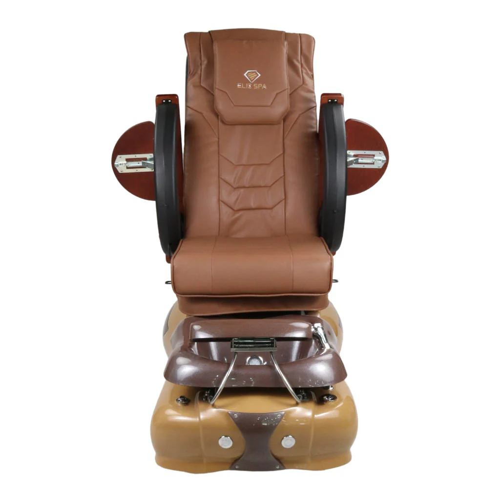 Pedicure Spa Chair - Mocha (Wood | Cappuccino | Brown) - Image 6