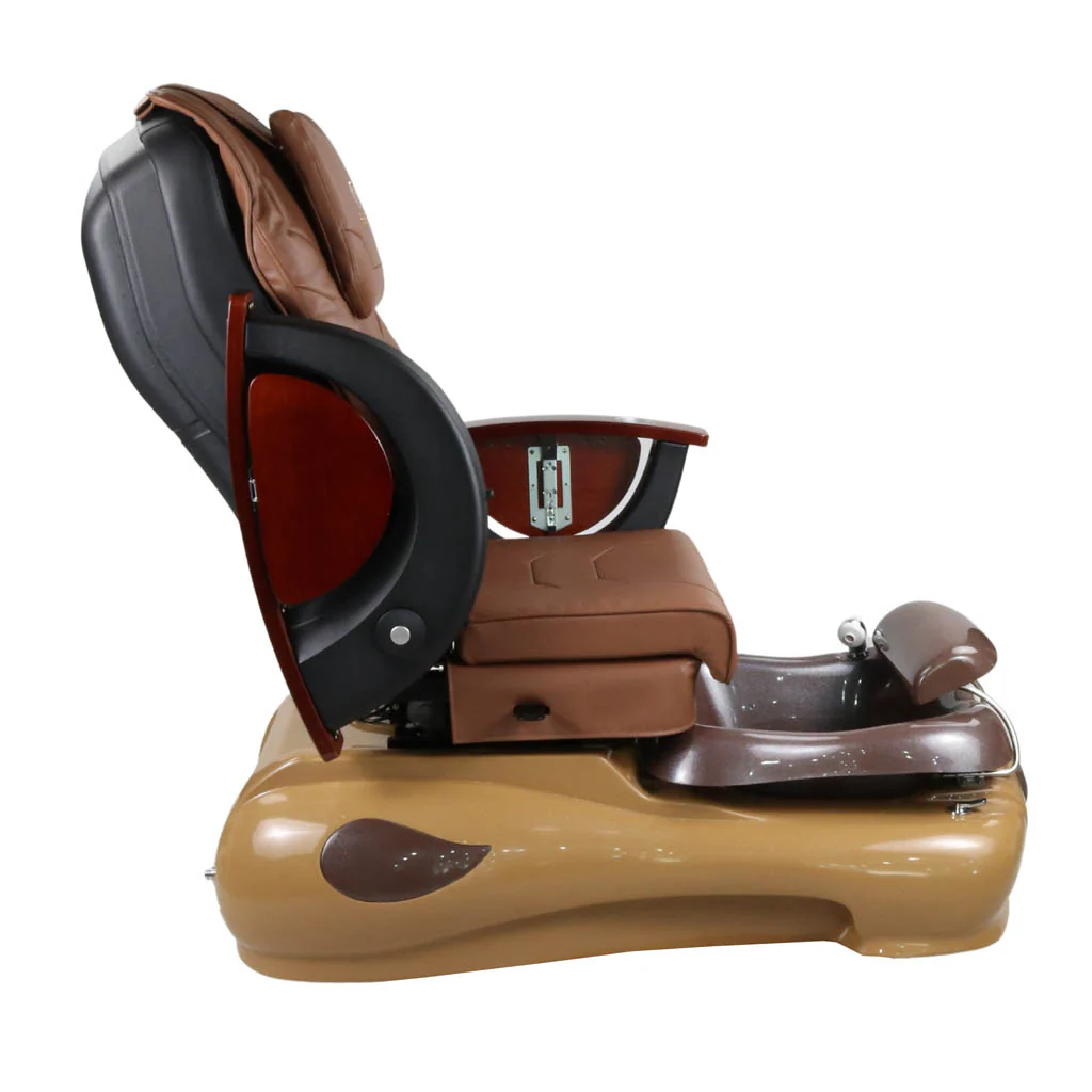 Pedicure Spa Chair - Mocha (Wood | Cappuccino | Brown) - Image 8