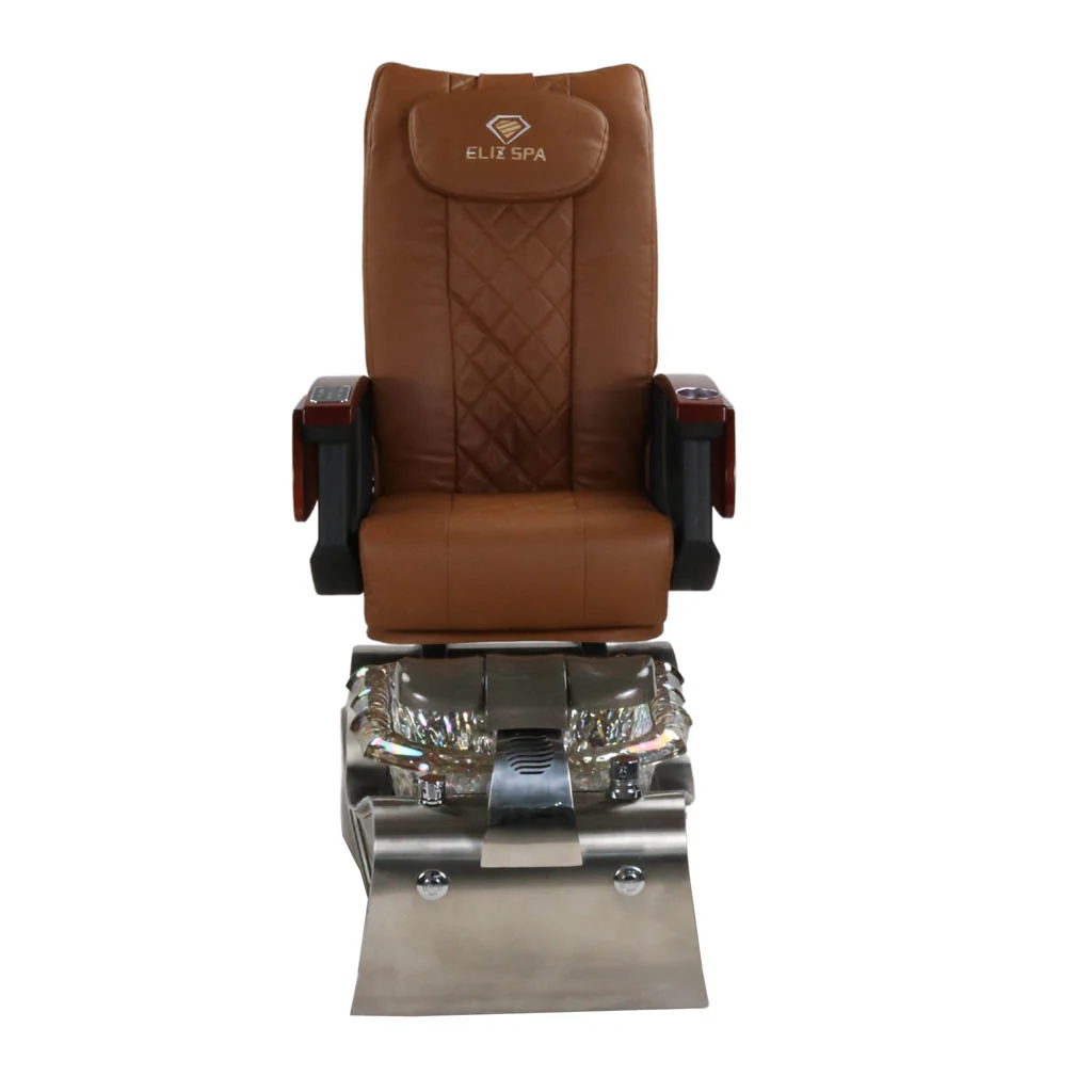 Pedicure Spa Chair - Nimbus (Wood | Cappuccino | Silver) - Image 5