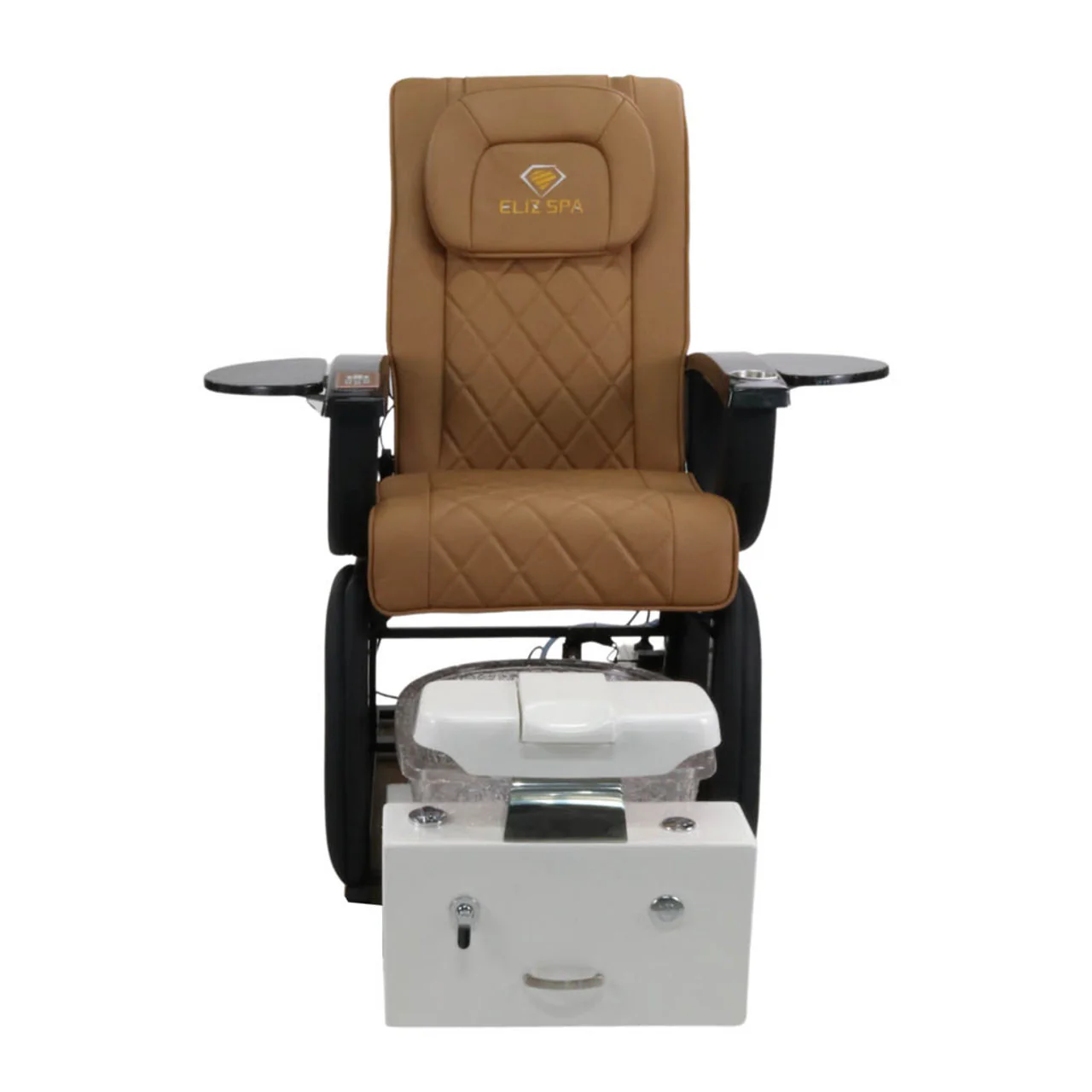 Pedicure Spa Chair - Omega Retractable (Black | Cappuccino | White) - Image 2
