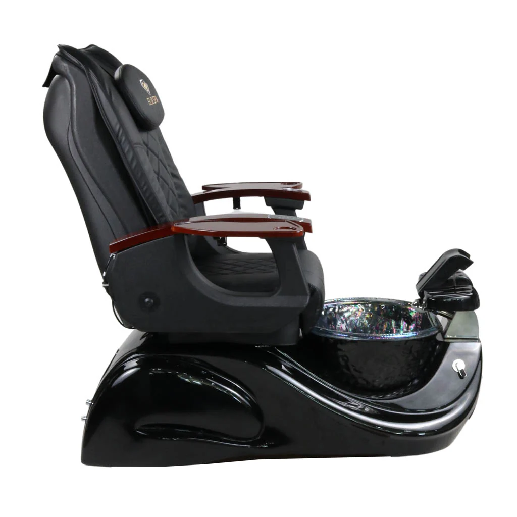 Pedicure Spa Chair - Oracle (Wood | Black | Black) - Image 3