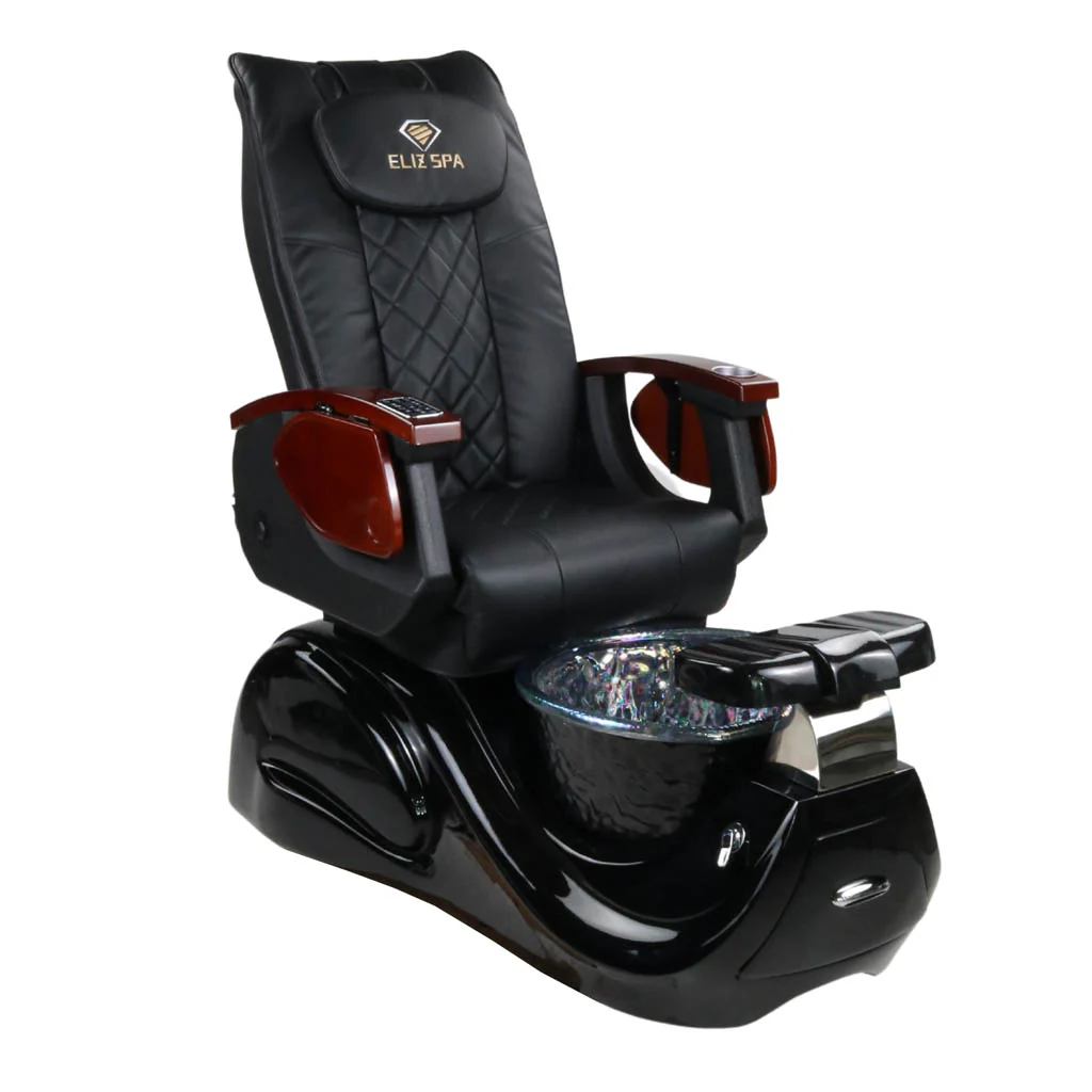 Pedicure Spa Chair - Oracle (Wood | Black | Black) - Image 4