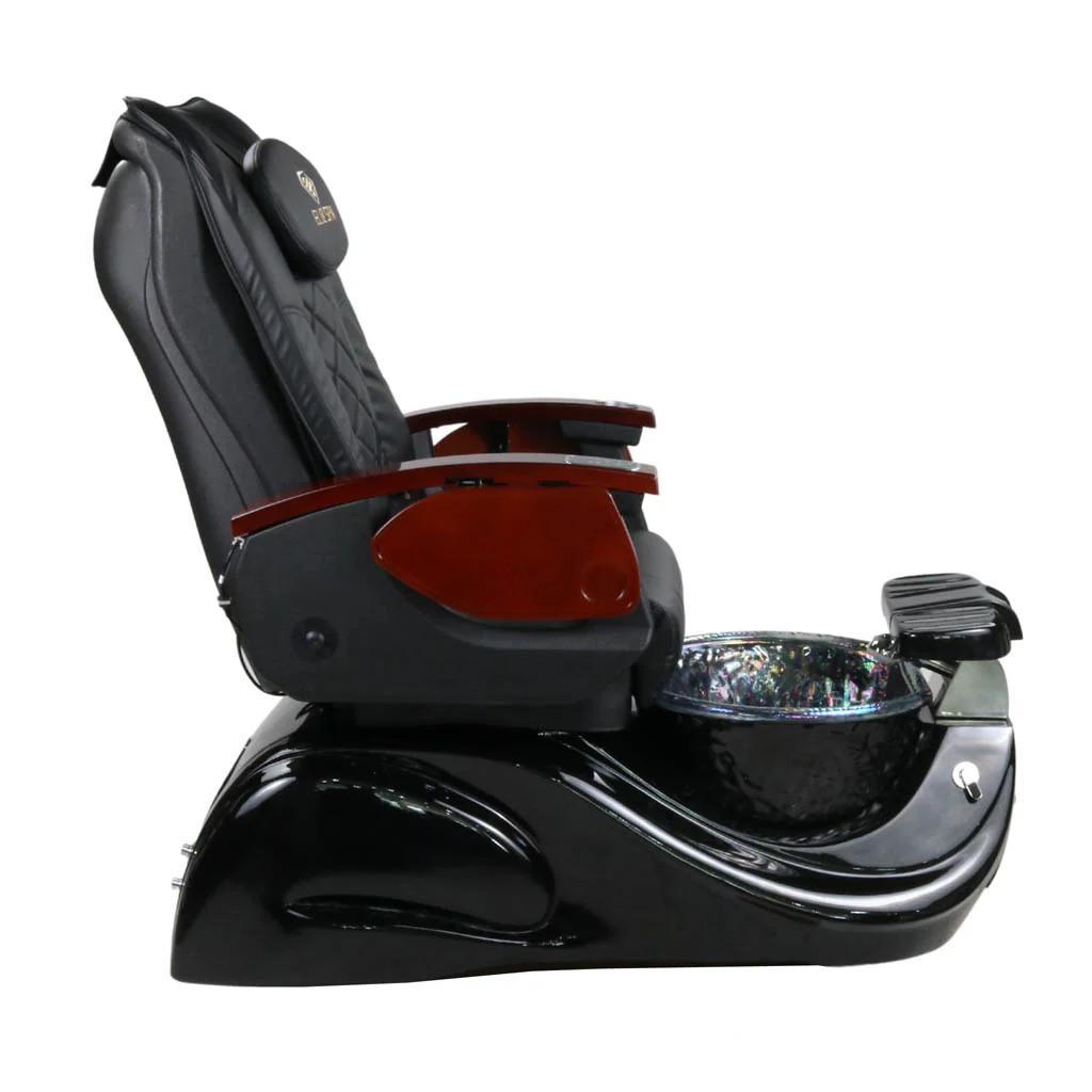 Pedicure Spa Chair - Oracle (Wood | Black | Black) - Image 6