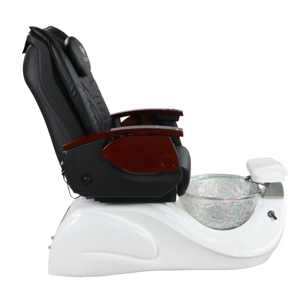 Pedicure Spa Chair - Oracle (Wood | Black | White) - Image 6