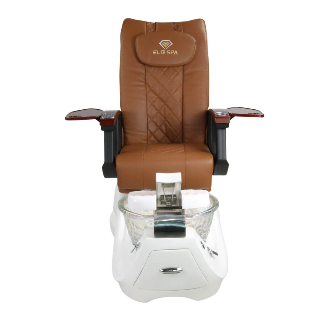 Pedicure Spa Chair - Oracle (Wood | Cappuccino | White) - Image 2