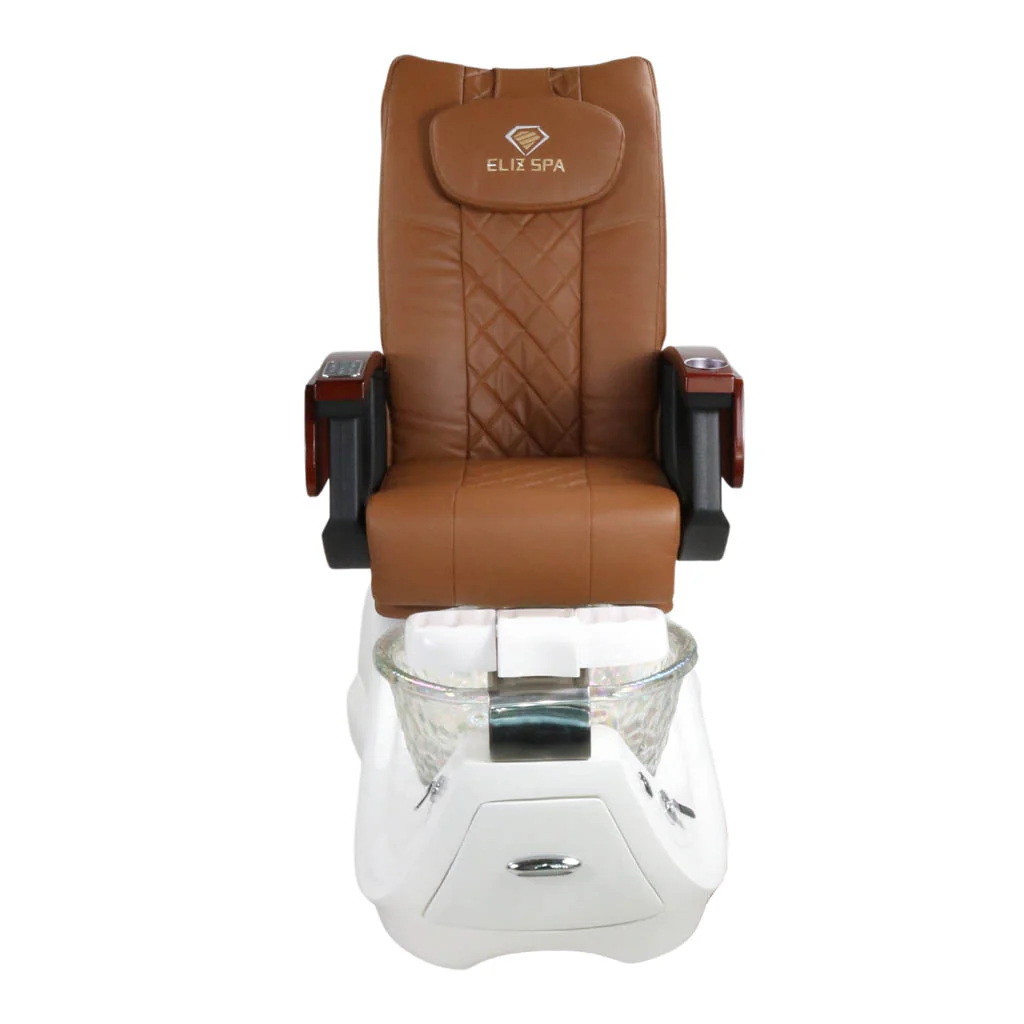 Pedicure Spa Chair - Oracle (Wood | Cappuccino | White) - Image 4