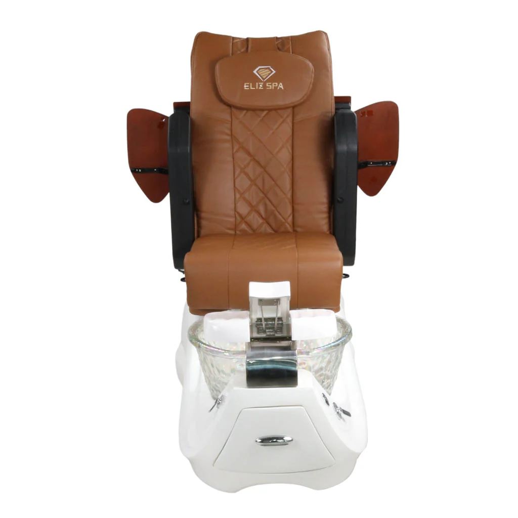 Pedicure Spa Chair - Oracle (Wood | Cappuccino | White) - Image 5