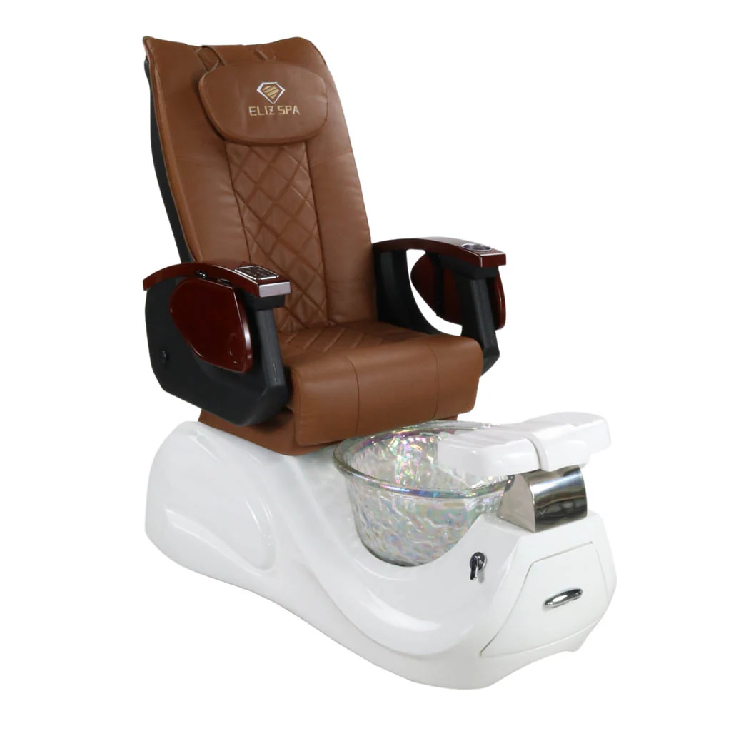 Pedicure Spa Chair - Oracle (Wood | Cappuccino | White) - Image 8