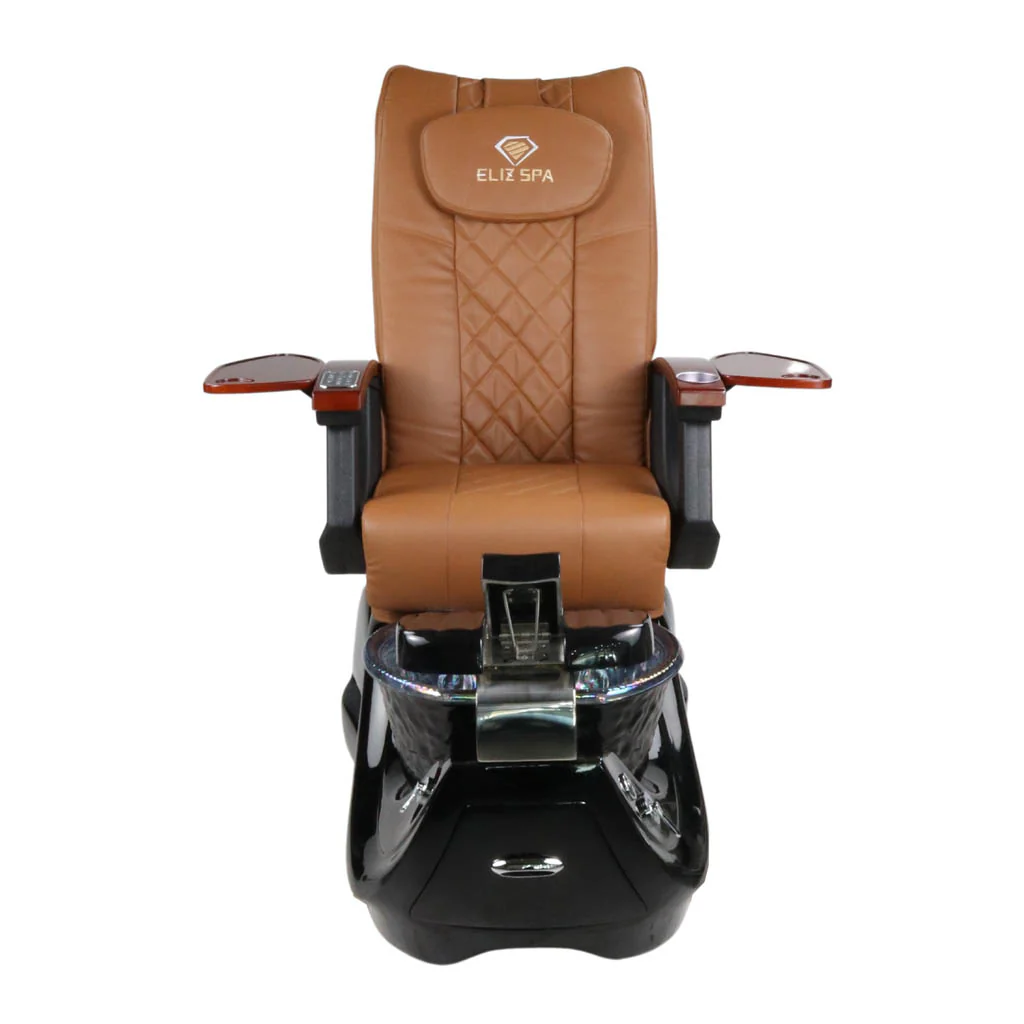 Pedicure Spa Chair - Oracle (Wood | Cappuccino | Black) - Image 2