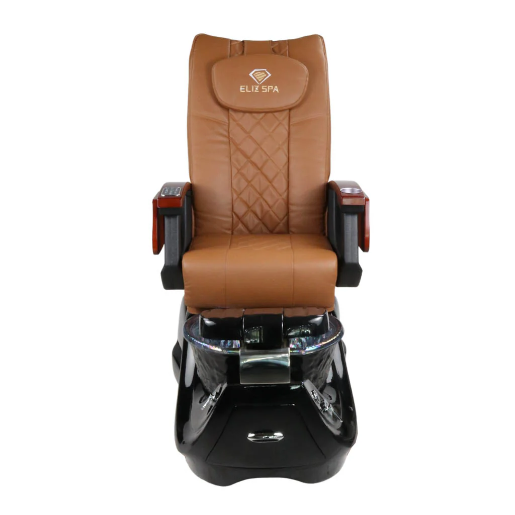 Pedicure Spa Chair - Oracle (Wood | Cappuccino | Black) - Image 5