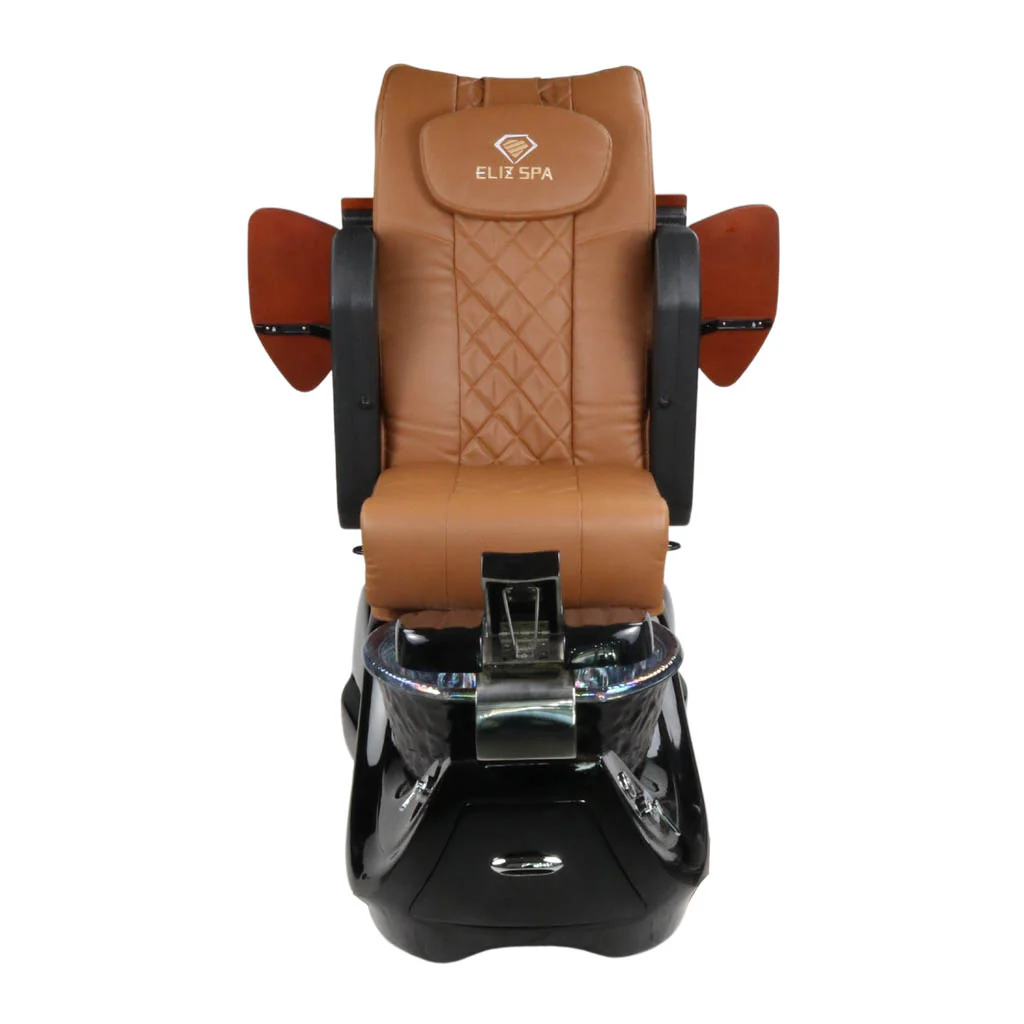Pedicure Spa Chair - Oracle (Wood | Cappuccino | Black) - Image 6