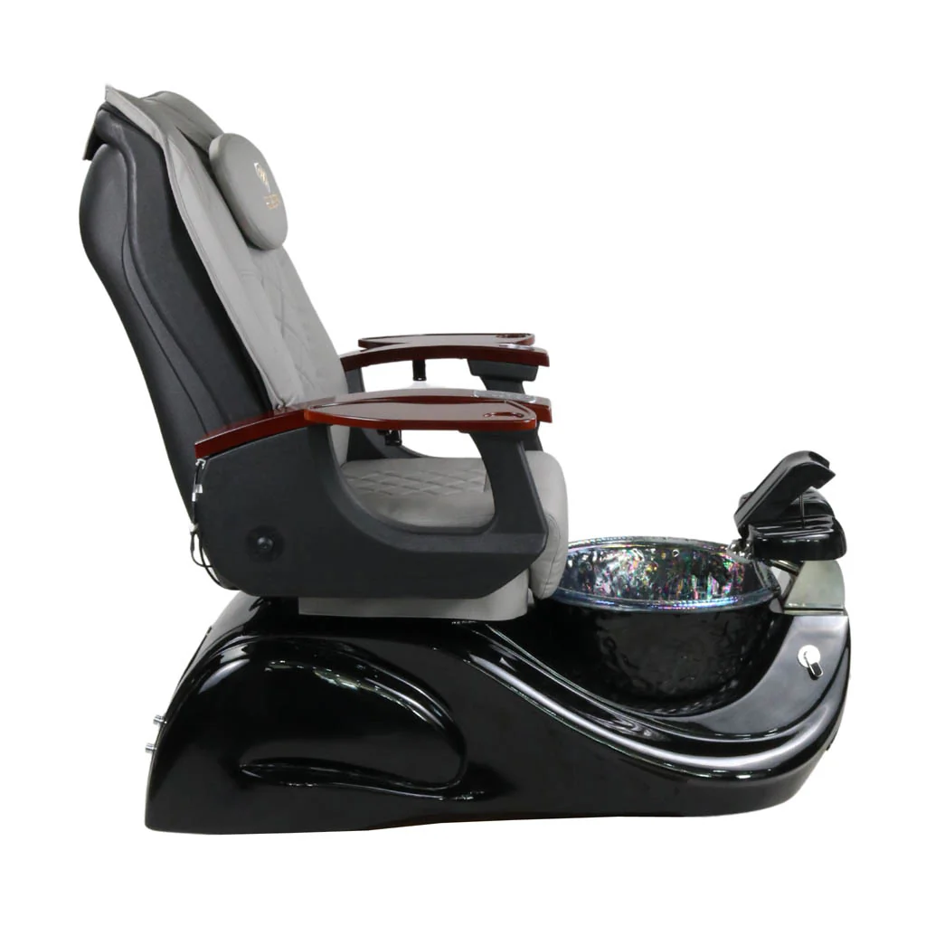 Pedicure Spa Chair - Oracle (Wood | Grey | Black) - Image 3