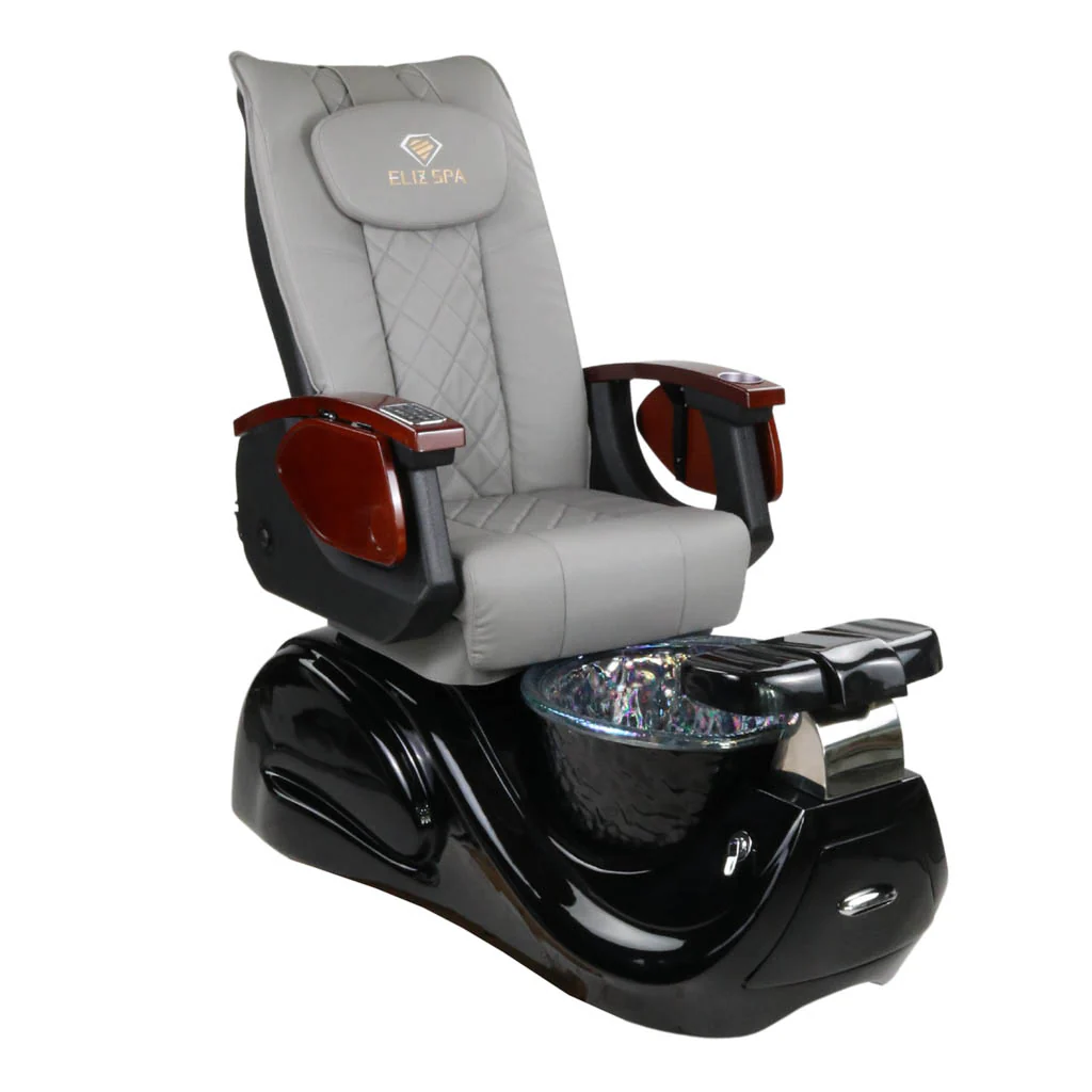 Pedicure Spa Chair - Oracle (Wood | Grey | Black) - Image 4