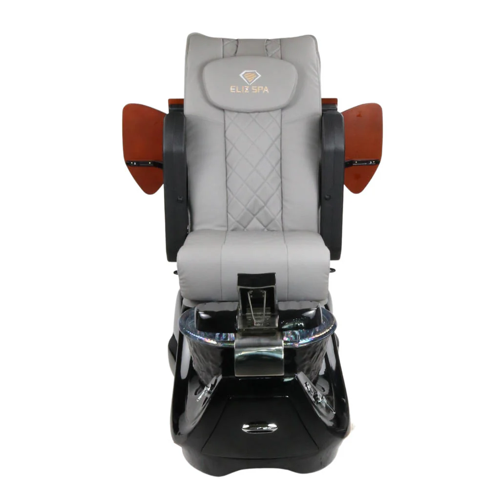 Pedicure Spa Chair - Oracle (Wood | Grey | Black) - Image 6